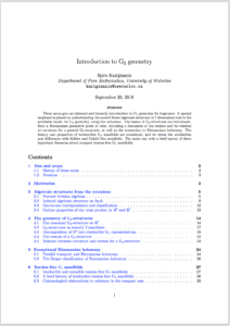 New Publications by Spiro Karigiannis