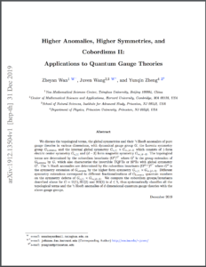 New Publications by Juven Wang