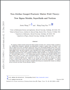New Publications by Juven Wang