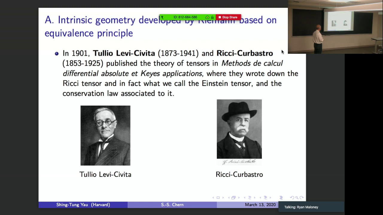 Shing-Tung Yau Shiing-Shen Chern as a Great Geometer of 20th Century