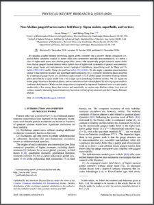 New Publications by Juven Wang